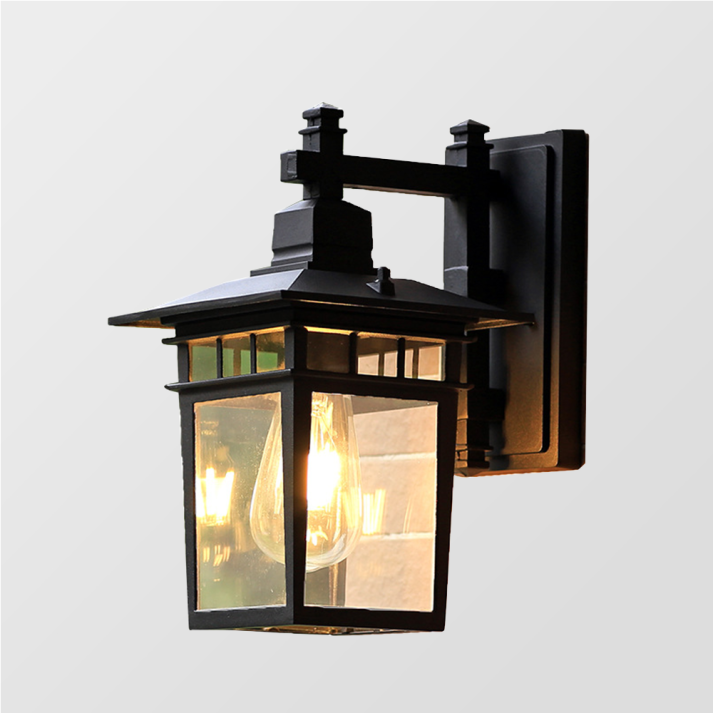 VARENO | Buiten Wandlamp met Verstelbare Kap – Zwart Aluminium – E27 Fitting – Waterbestendig – Ø22/29 cm