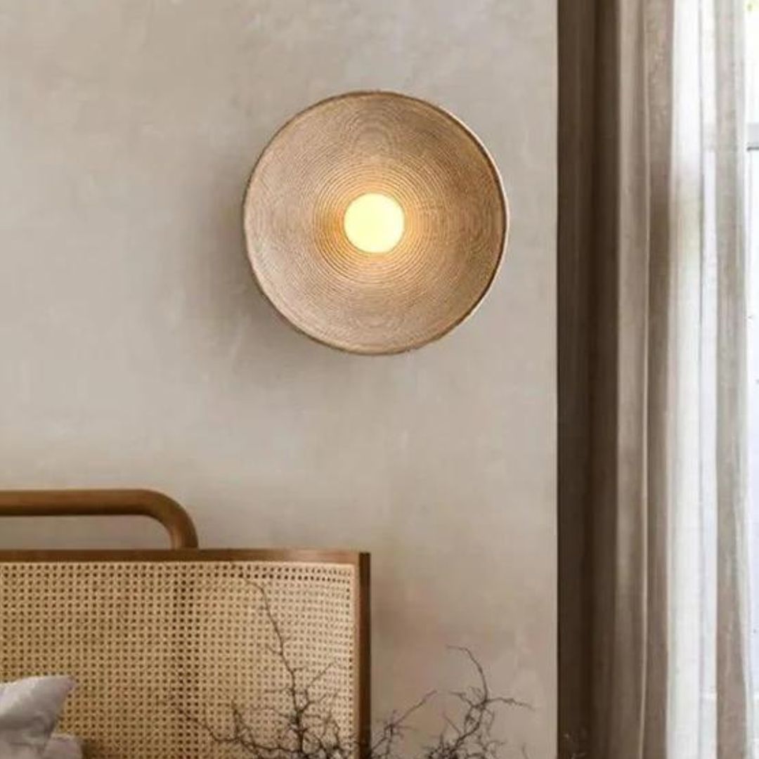 HaruGlow Wandlamp – Natuurlijke Houten Wandverlichting met Warm Licht
