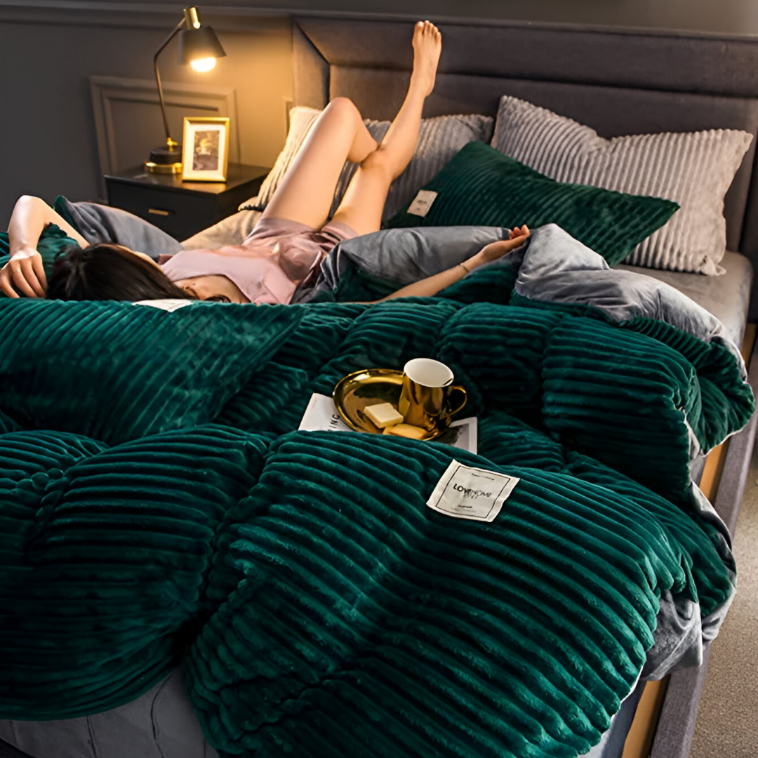VeluWarm | Flanellen Dekbedovertrekset – Superzacht & Warm voor de Winter