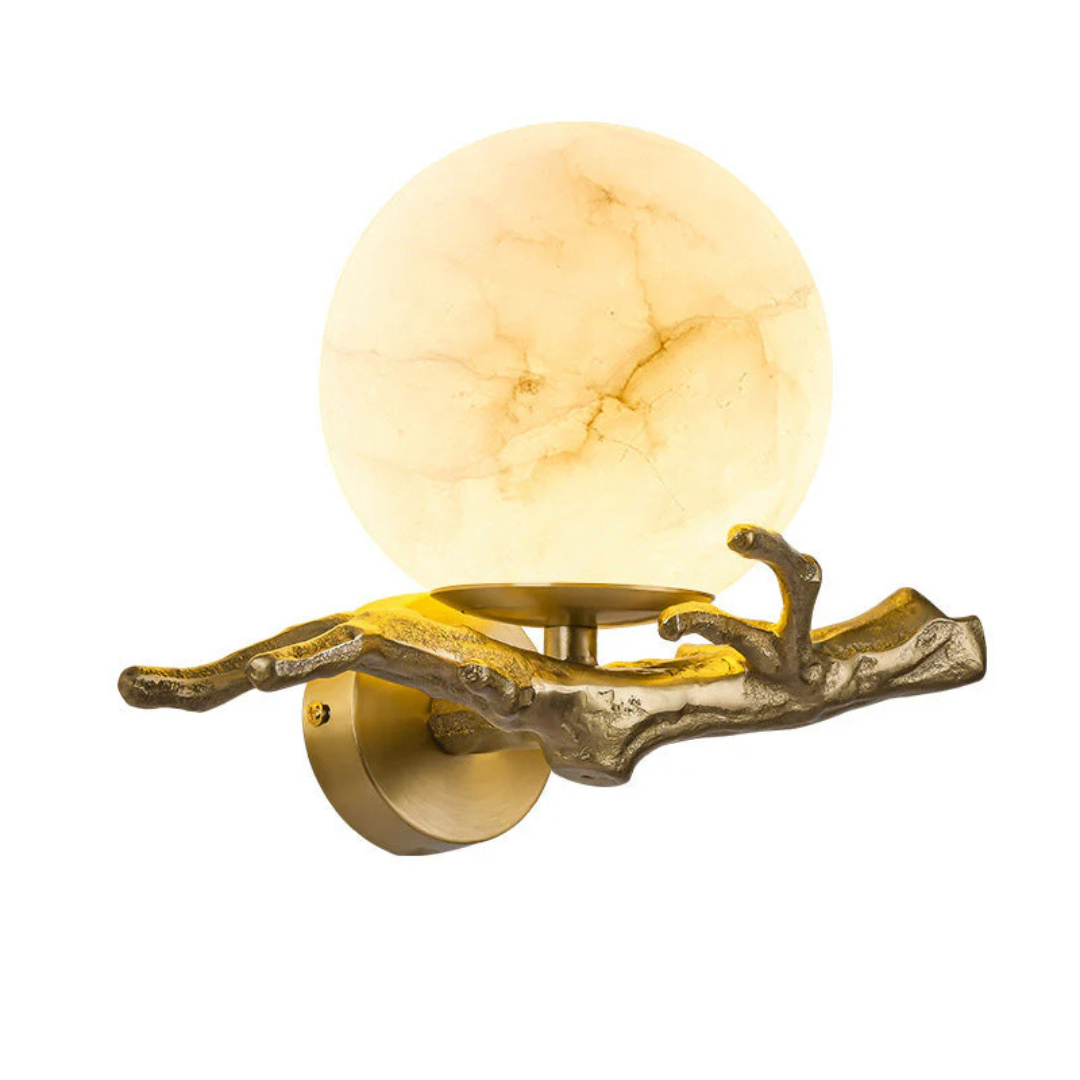 LustraMuro | Luxe Wandlamp met Marmerlook – Warme LED Verlichting