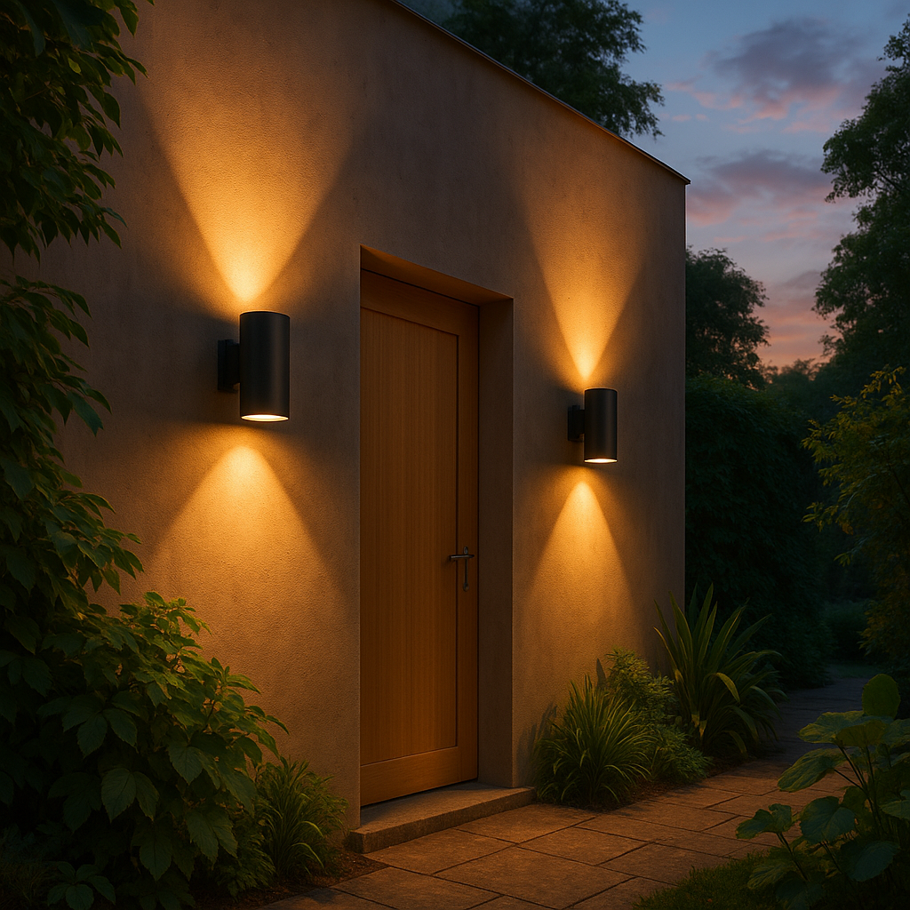 Skyline Beam LED Buitenwandlamp | Waterdichte Aluminium Wandverlichting voor Tuin, Oprit of Terras (IP65)