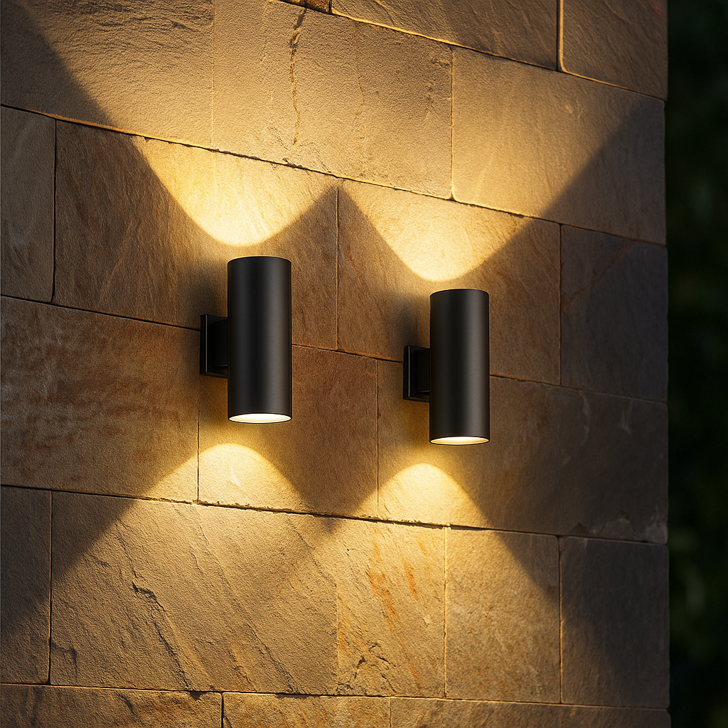Skyline Beam LED Buitenwandlamp | Waterdichte Aluminium Wandverlichting voor Tuin, Oprit of Terras (IP65)