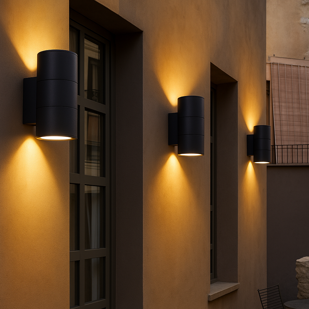 Skyline Beam LED Buitenwandlamp | Waterdichte Aluminium Wandverlichting voor Tuin, Oprit of Terras (IP65)