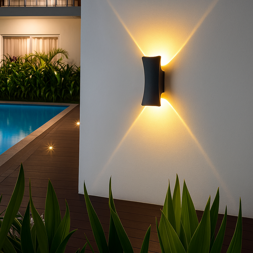 STRALO – LED Buiten Wandlamp | Ovaal of Rechthoek | IP65 | Warm Wit | 6W Geïntegreerde LED