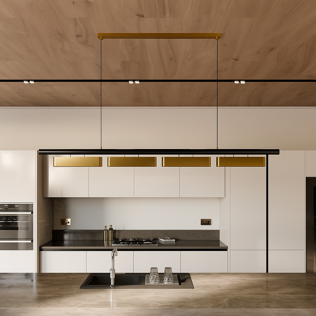 LineaBalanza – Moderne Design Kroonluchter met Symmetrische LED Verlichting