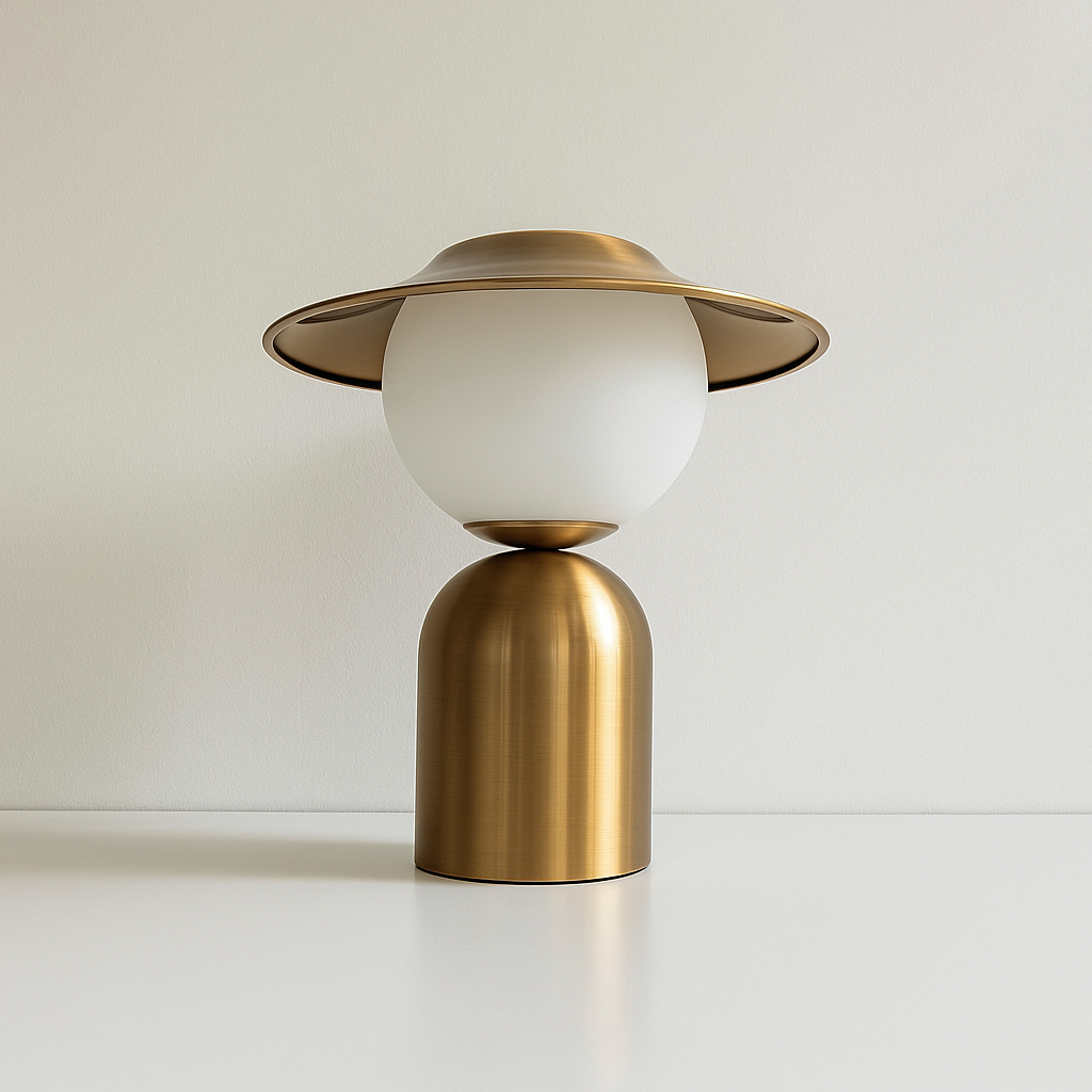 Moctal Tafellamp | Minimalistisch Design met LED Verlichting voor Slaapkamer of Woonkamer