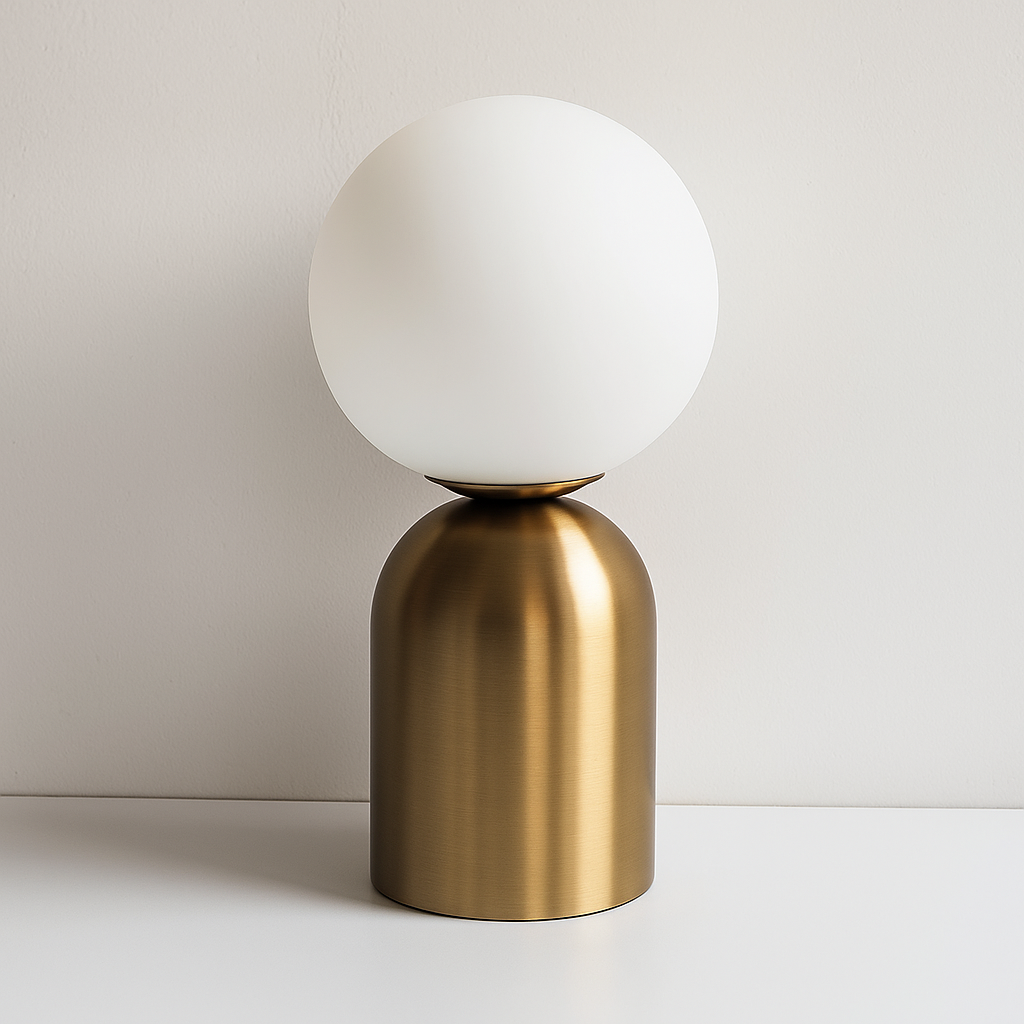 Moctal Tafellamp | Minimalistisch Design met LED Verlichting voor Slaapkamer of Woonkamer