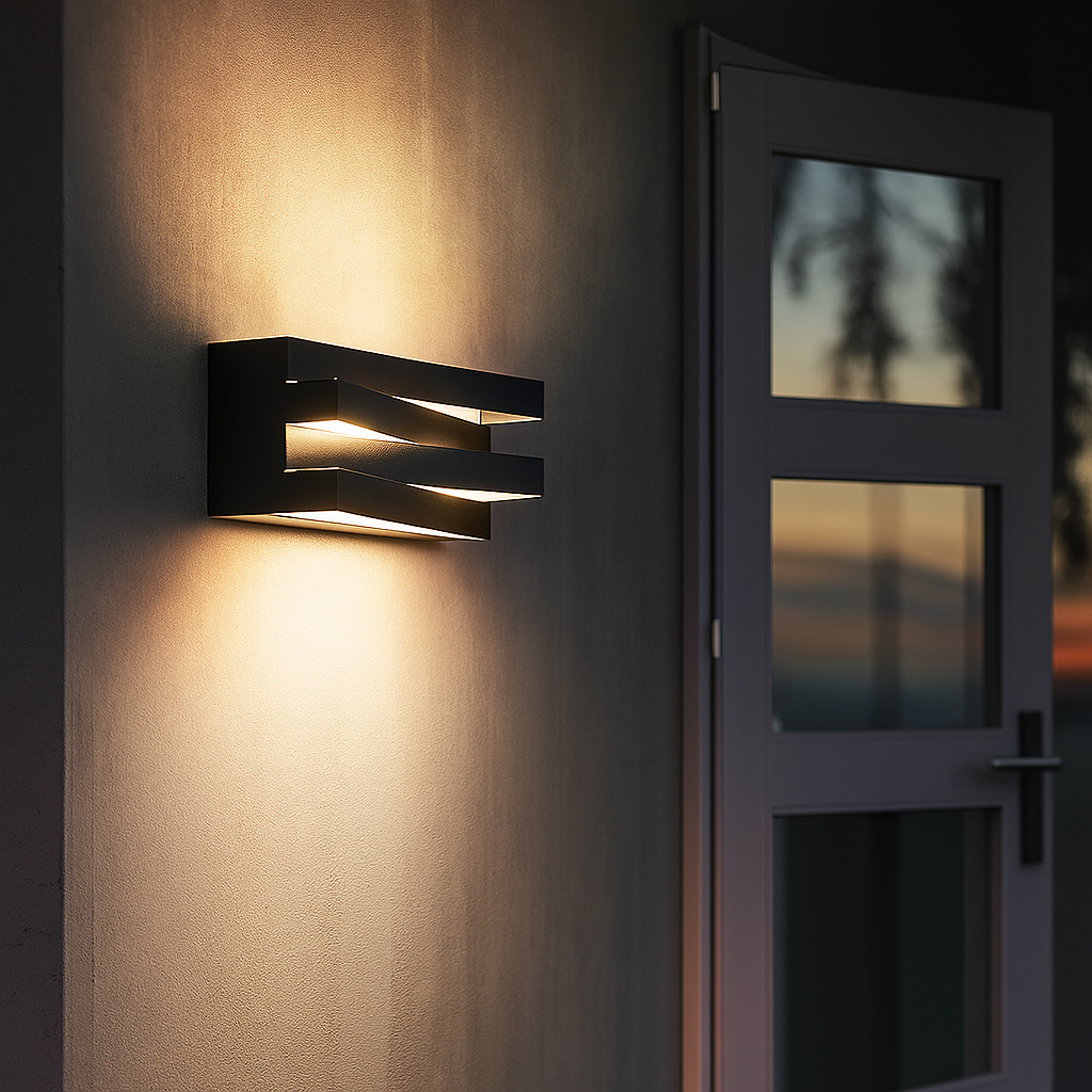 Ziggy Zag Lamp – Moderne Buitenlamp IP65 | LED | Zwart of Wit | 2 Formaten