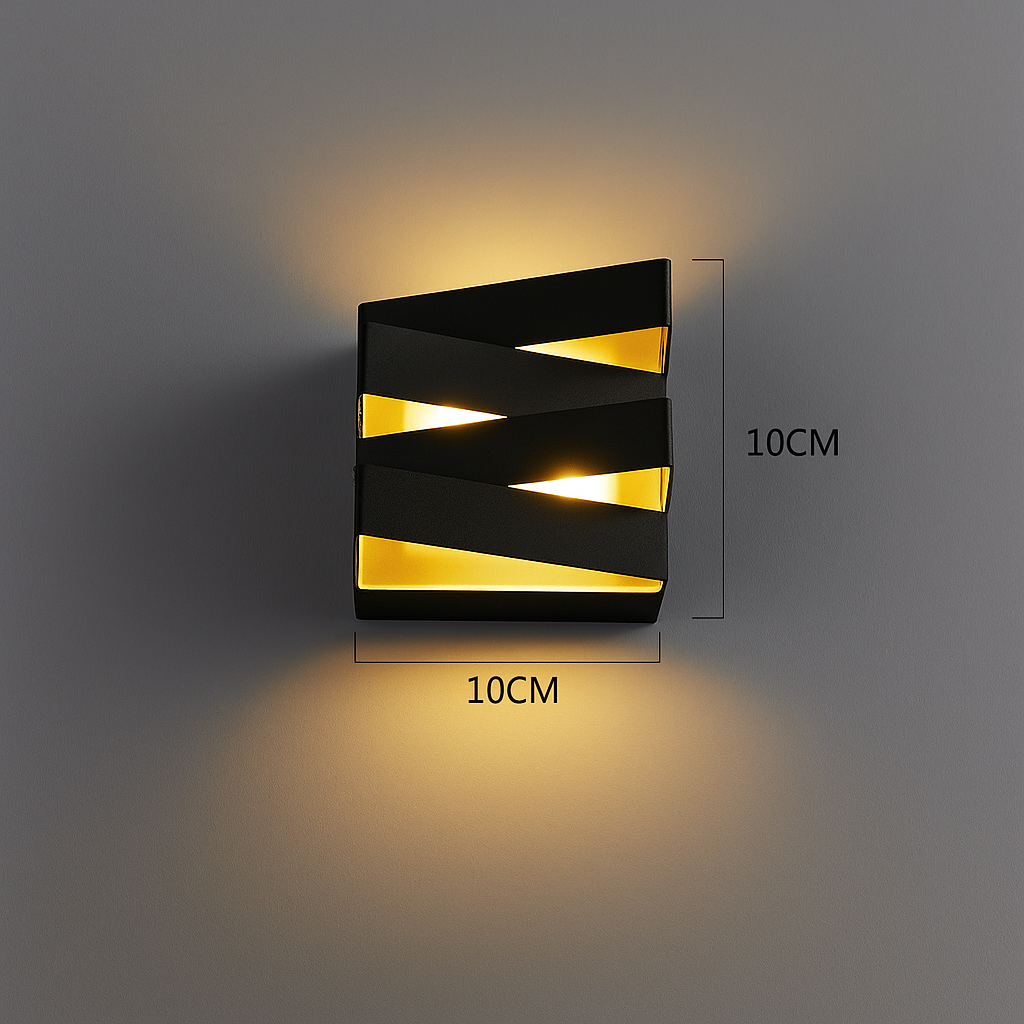 Ziggy Zag Lamp – Moderne Buitenlamp IP65 | LED | Zwart of Wit | 2 Formaten