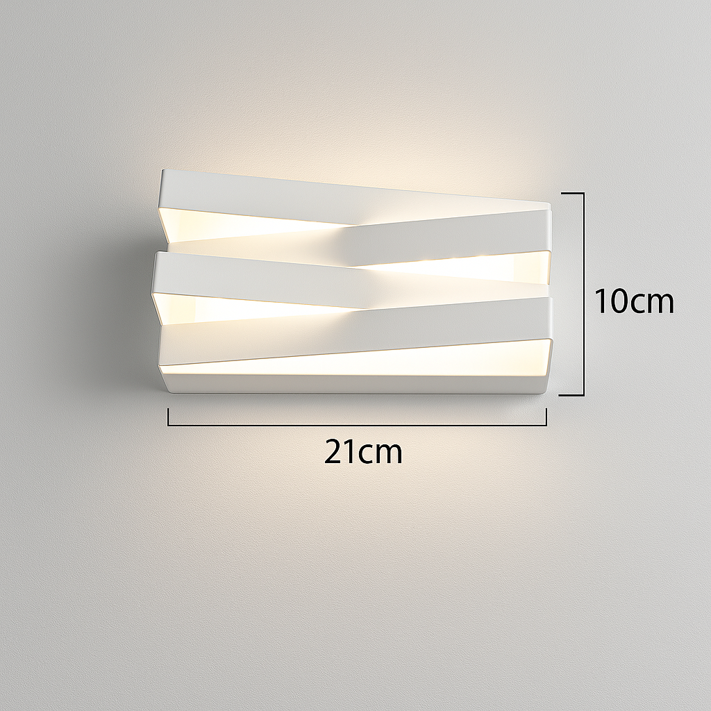 Ziggy Zag Lamp – Moderne Buitenlamp IP65 | LED | Zwart of Wit | 2 Formaten