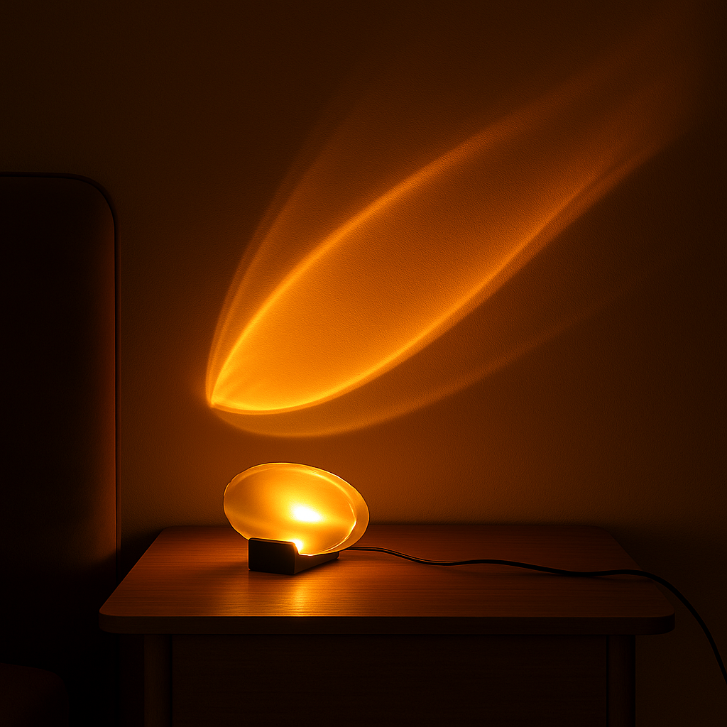 Crystal Eye – Tafellamp met Kristaleffect | 3 Lichtstanden | LED