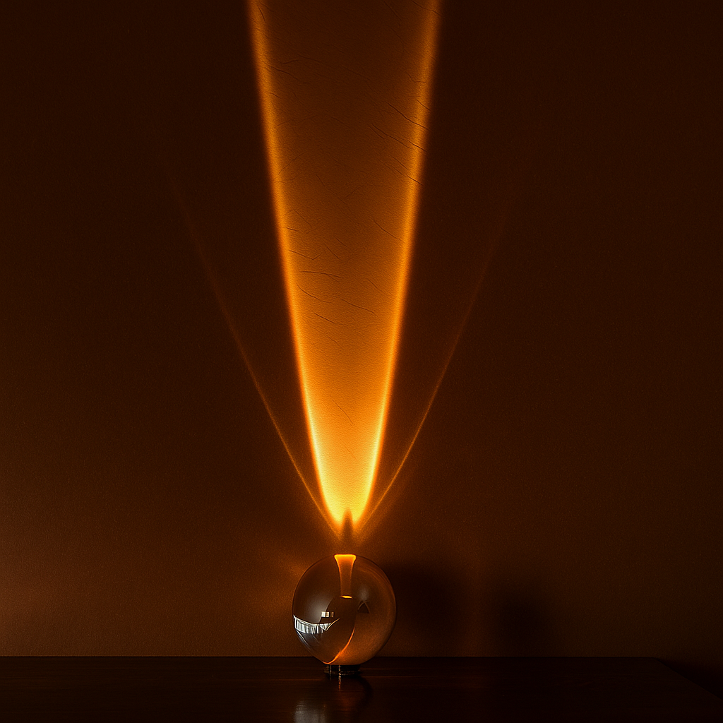 Crystal Eye – Tafellamp met Kristaleffect | 3 Lichtstanden | LED