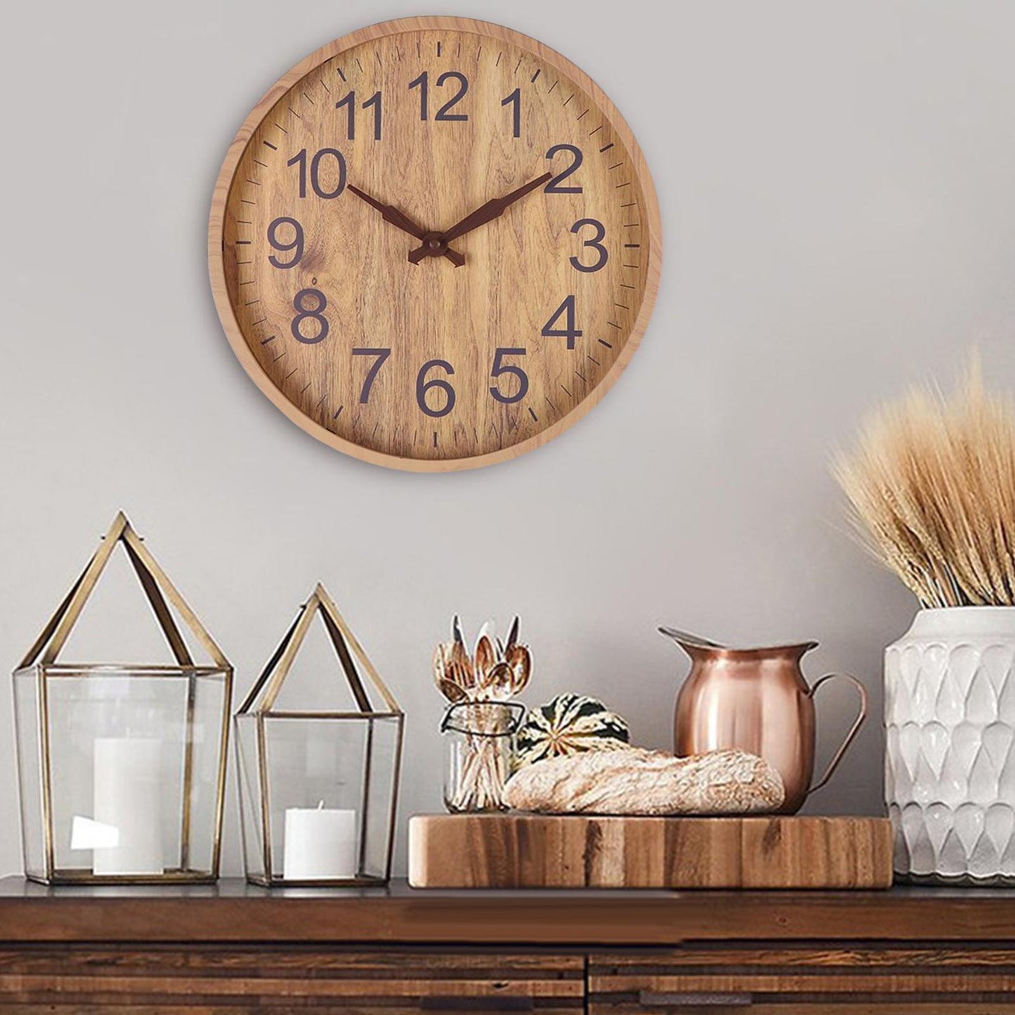 Handgemaakte Houten Klok – Duurzaam, Natuurlijk & Tijdloos Design
