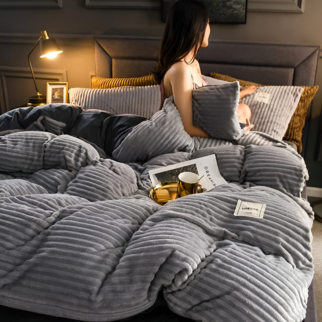 VeluWarm | Flanellen Dekbedovertrekset – Superzacht & Warm voor de Winter