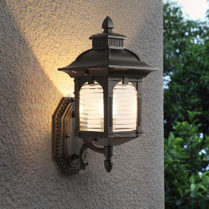 Vintaria | Wandlamp Antiek Glas – Klassiek Buitenarmatuur – E27 Fitting – 39 cm Hoog
