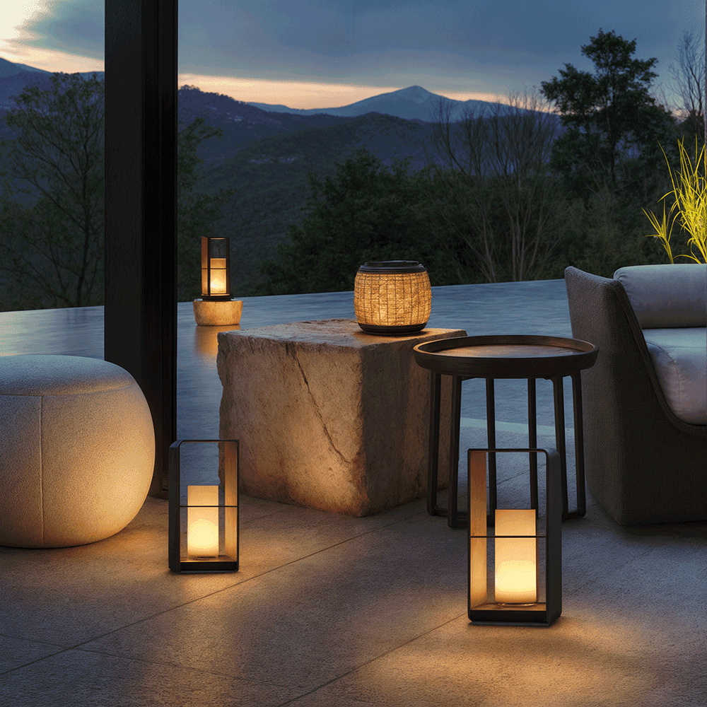 IRENA | Solar Tuinlamp – Zwart Aluminium – Sfeervolle Buitenverlichting in Scandinavische Stijl