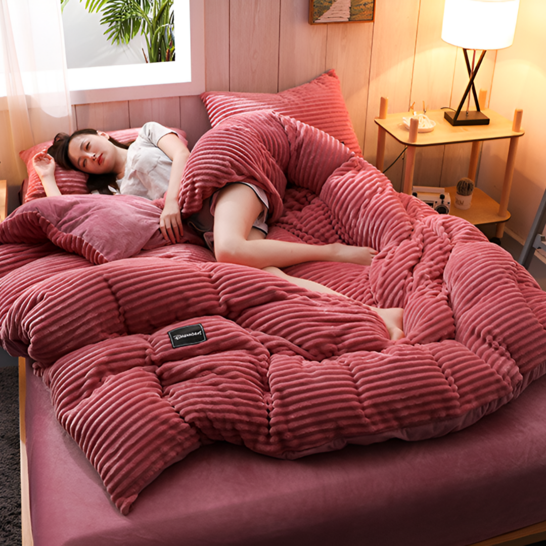 VeluWarm | Flanellen Dekbedovertrekset – Superzacht & Warm voor de Winter