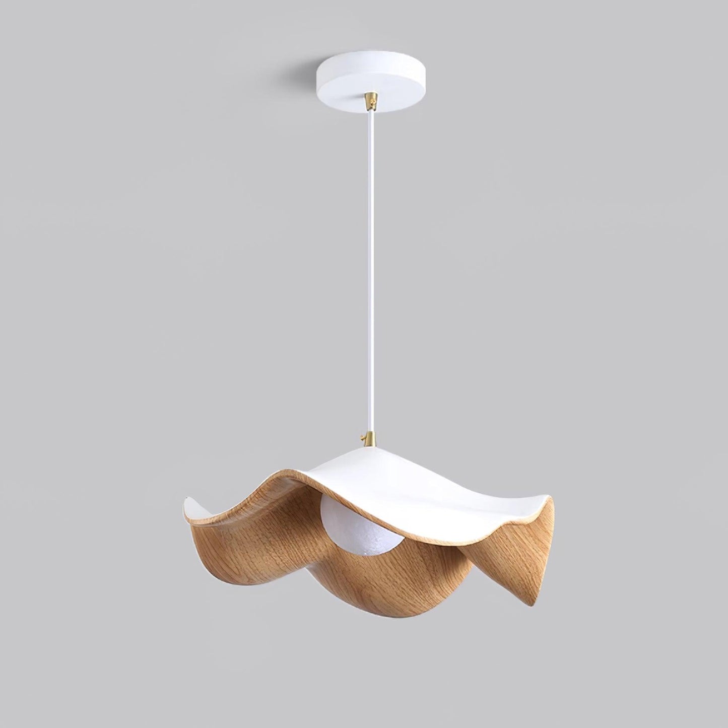 ElementBois - Hanglamp in Hars Lotus Plafondlamp