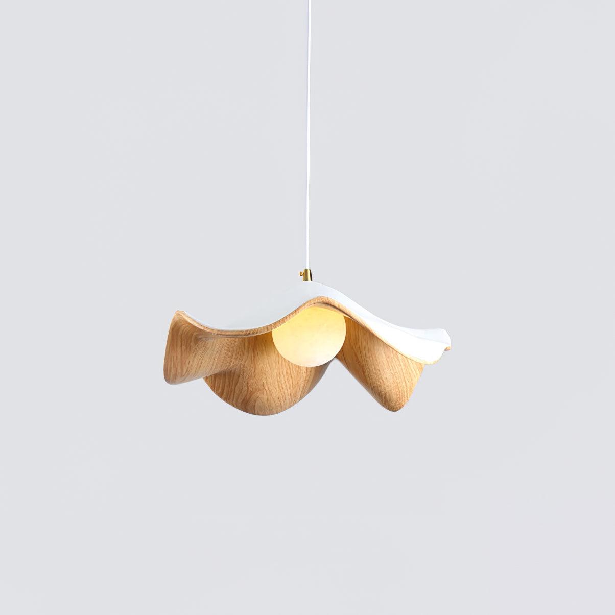 ElementBois - Hanglamp in Hars Lotus Plafondlamp