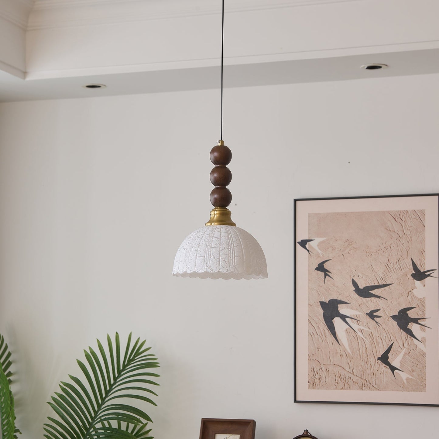 LUNARIAH Hanglamp – Handgemaakt Design in Glas, Hout & Keramiek – In 4 Modellen
