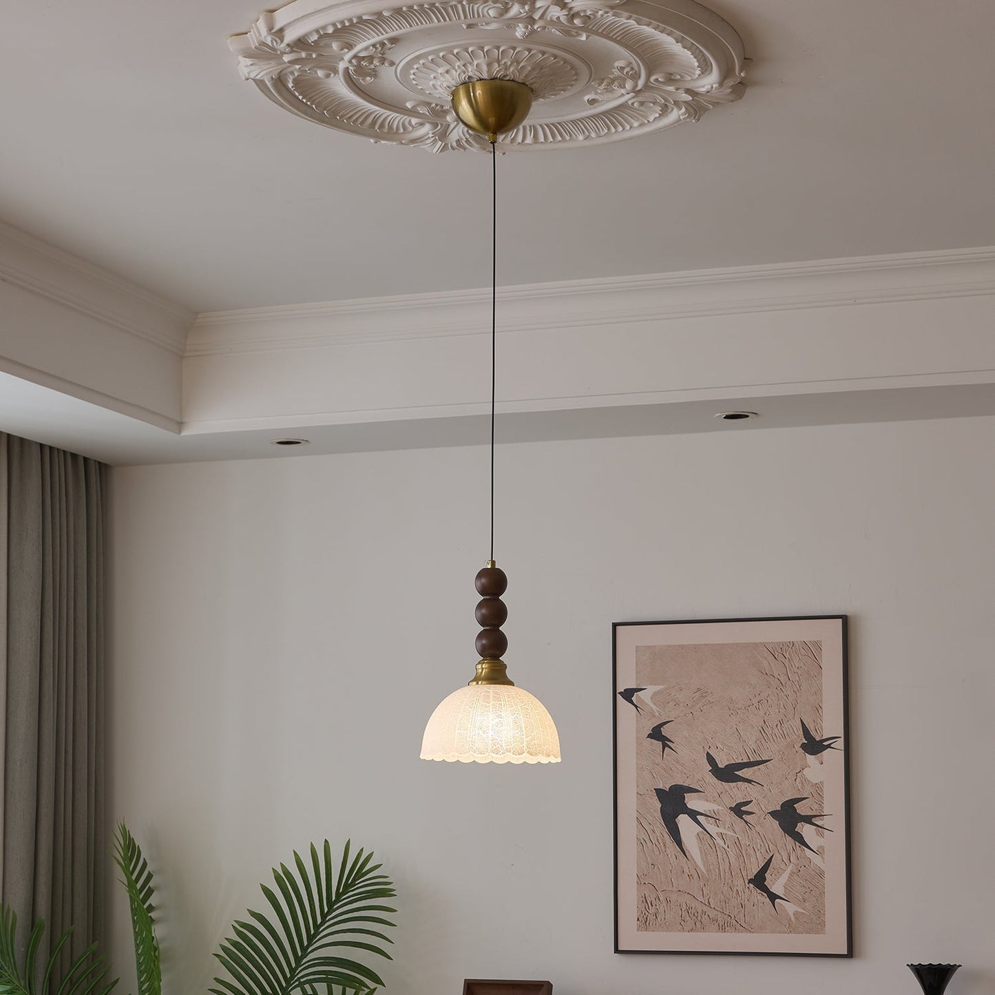 LUNARIAH Hanglamp – Handgemaakt Design in Glas, Hout & Keramiek – In 4 Modellen