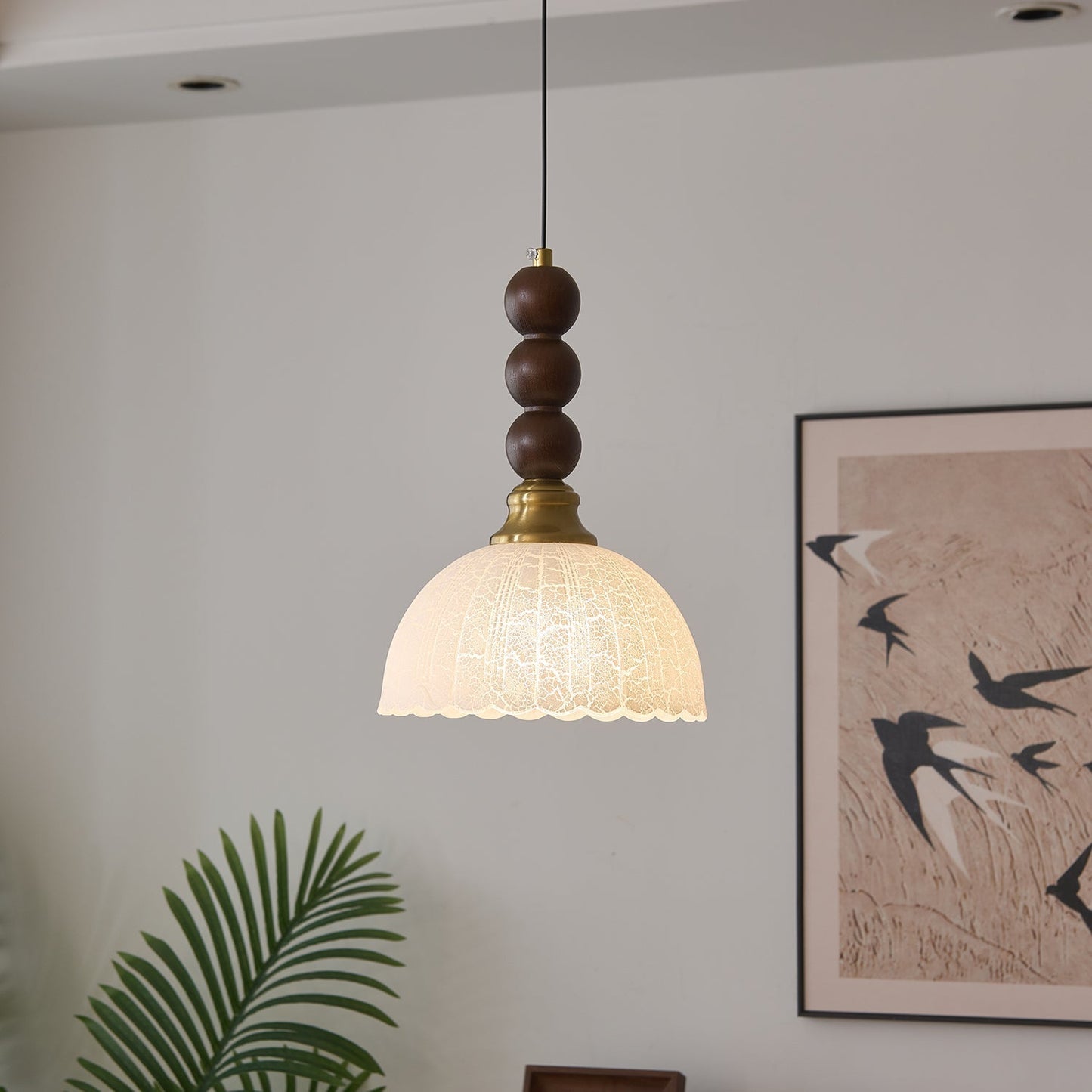 LUNARIAH Hanglamp – Handgemaakt Design in Glas, Hout & Keramiek – In 4 Modellen