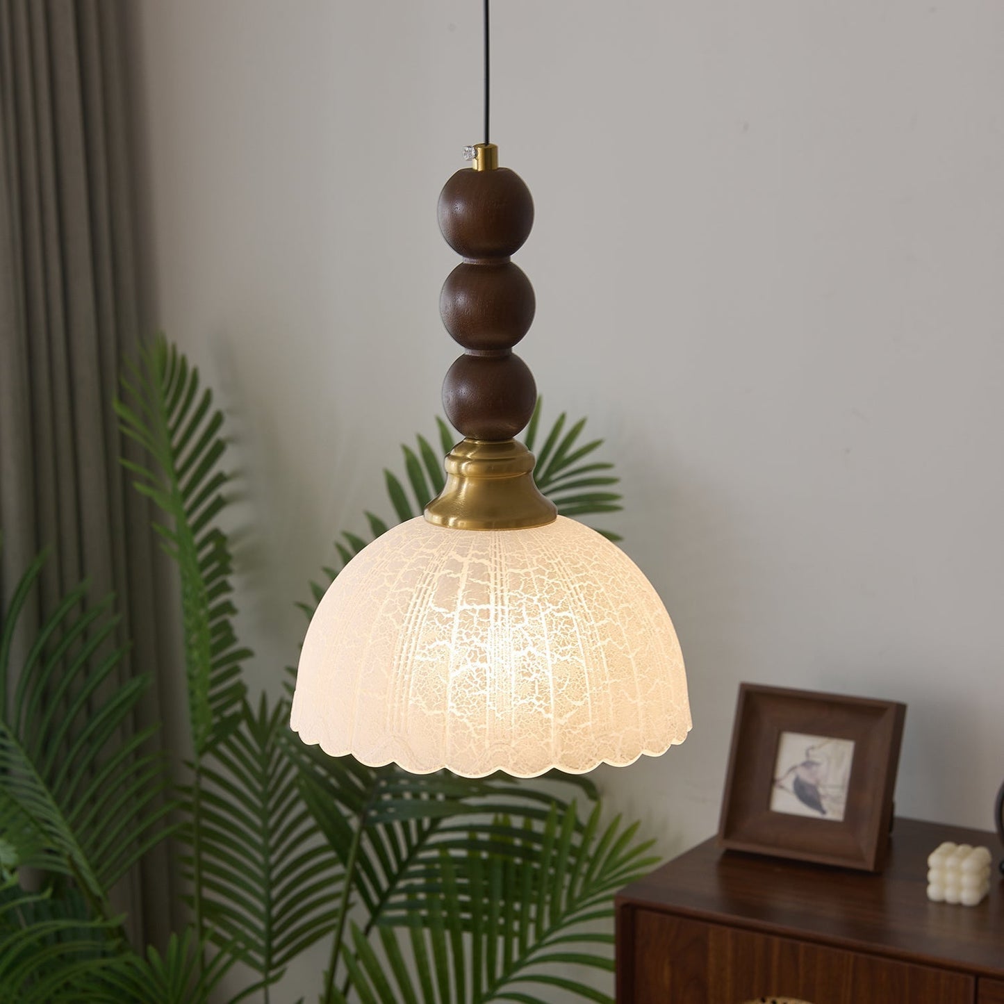 LUNARIAH Hanglamp – Handgemaakt Design in Glas, Hout & Keramiek – In 4 Modellen