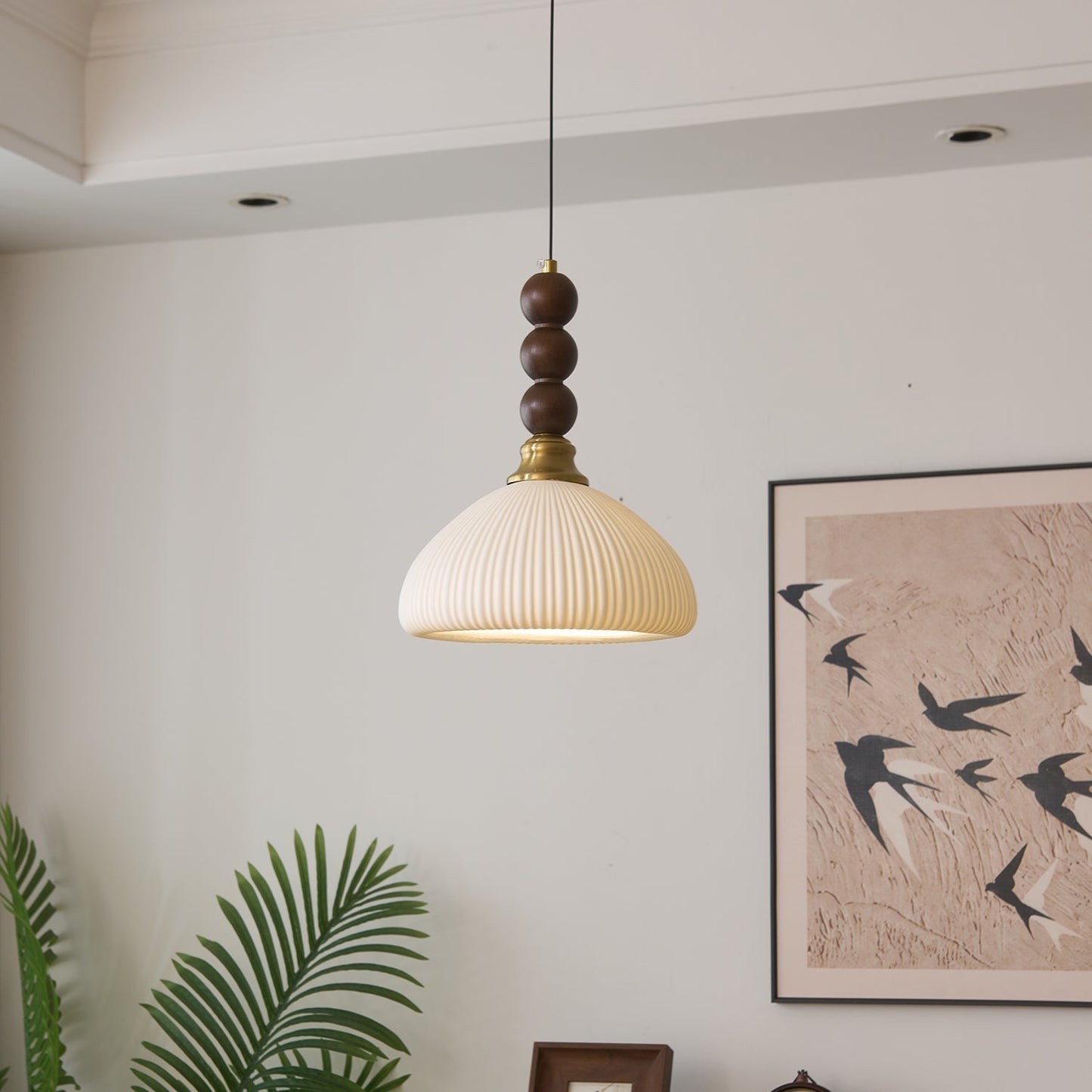 LUNARIAH Hanglamp – Handgemaakt Design in Glas, Hout & Keramiek – In 4 Modellen