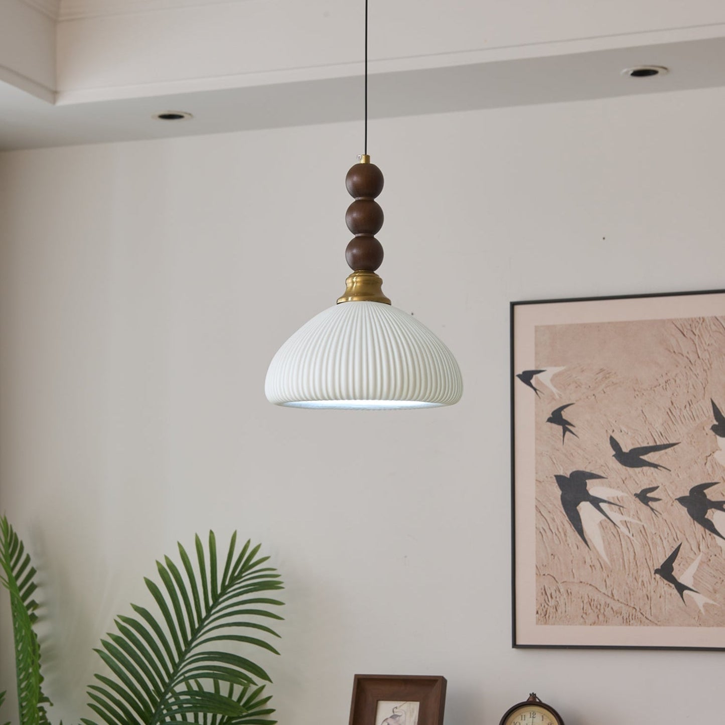 LUNARIAH Hanglamp – Handgemaakt Design in Glas, Hout & Keramiek – In 4 Modellen