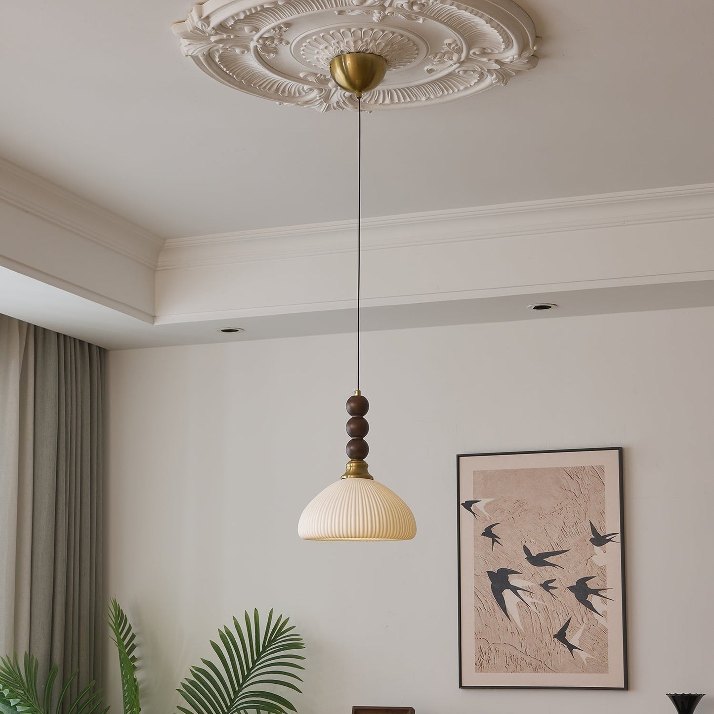 LUNARIAH Hanglamp – Handgemaakt Design in Glas, Hout & Keramiek – In 4 Modellen