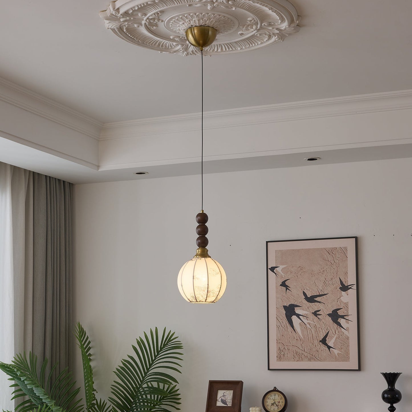 LUNARIAH Hanglamp – Handgemaakt Design in Glas, Hout & Keramiek – In 4 Modellen