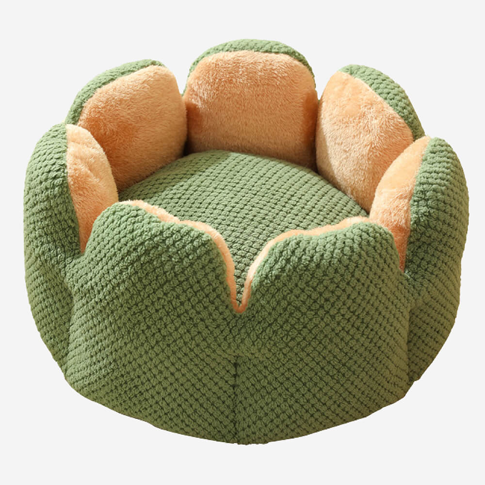 BloomNest – Pluche Bloemenmand voor Katten & Honden | Wasbaar & Zacht