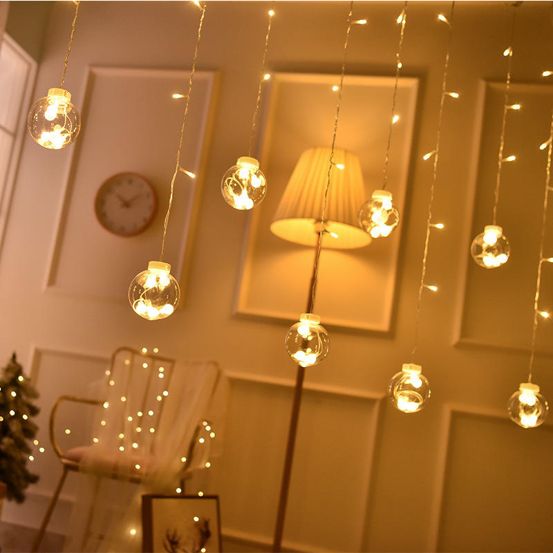 LED Feeën Tuinlampjes met Gloeibollen – 12x Ø8 cm – Warm Wit of Multicolor – IP44