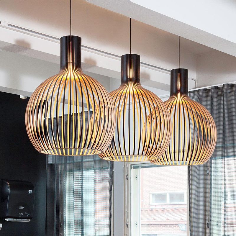 Craftedlight | Sfeervolle Handgemaakte Houten Hanglamp