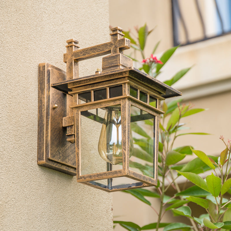 VARENO | Buiten Wandlamp met Verstelbare Kap – Zwart Aluminium – E27 Fitting – Waterbestendig – Ø22/29 cm