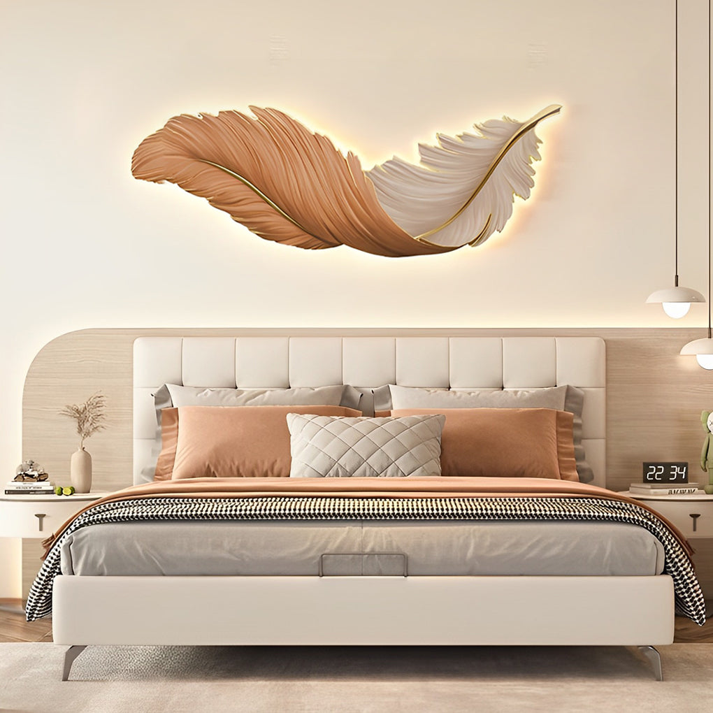 Moderne Wandlamp met USB Aansluiting en Afstandsbediening - Creatief Veerontwerp voor Binnengebruik 10