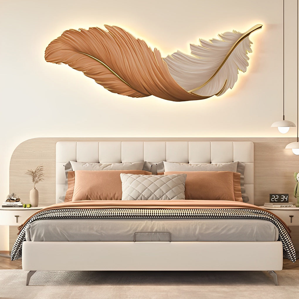 Moderne Wandlamp met USB Aansluiting en Afstandsbediening - Creatief Veerontwerp voor Binnengebruik 11
