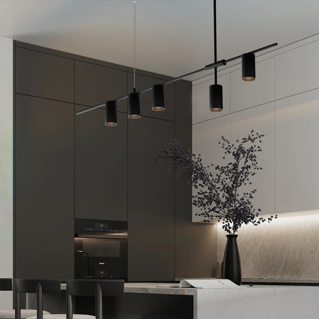 ALVARA Hanglamp – Design Pendelarmatuur met Dubbele Lichtuitstraling & Cilindervormige Spots