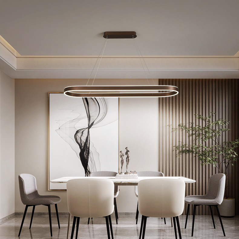AURELIA Keukenkroonluchter – Rose Gold Designlamp met LED Verlichting voor Eettafel of Kookeiland