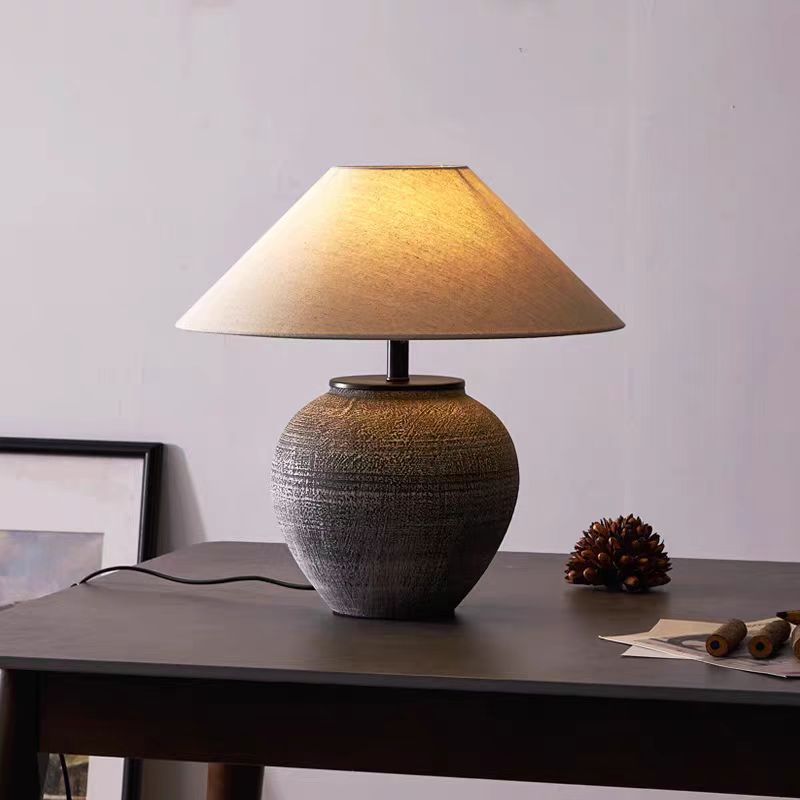 TerraLuma | Keramische Tafellamp – Warm Licht