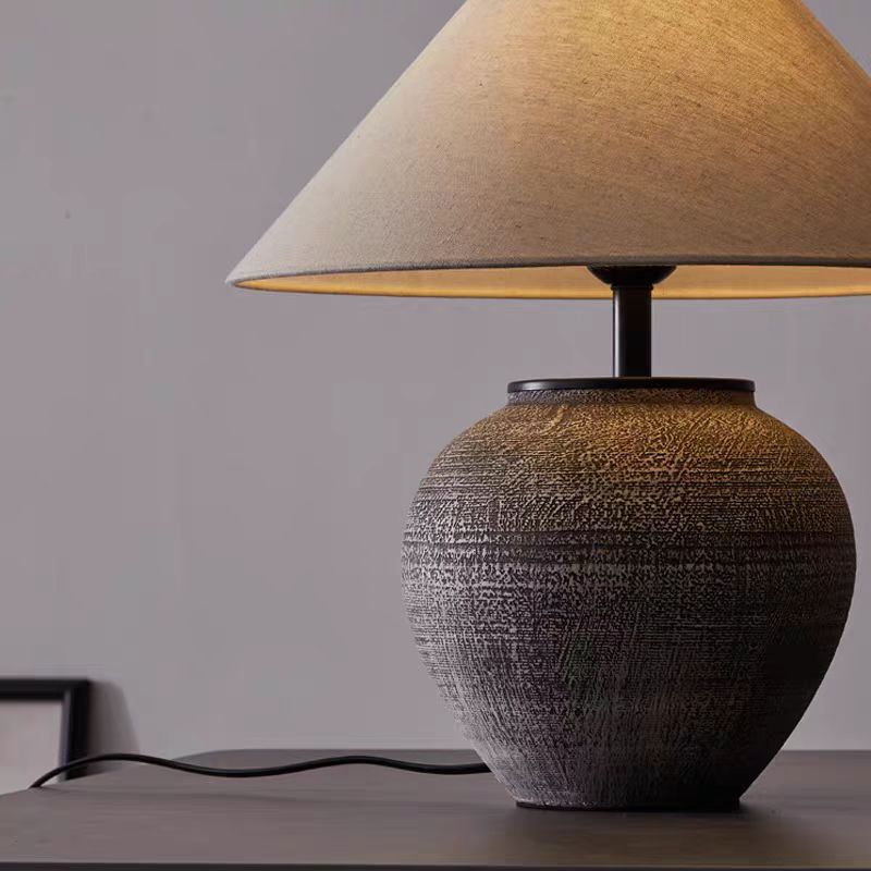TerraLuma | Keramische Tafellamp – Warm Licht