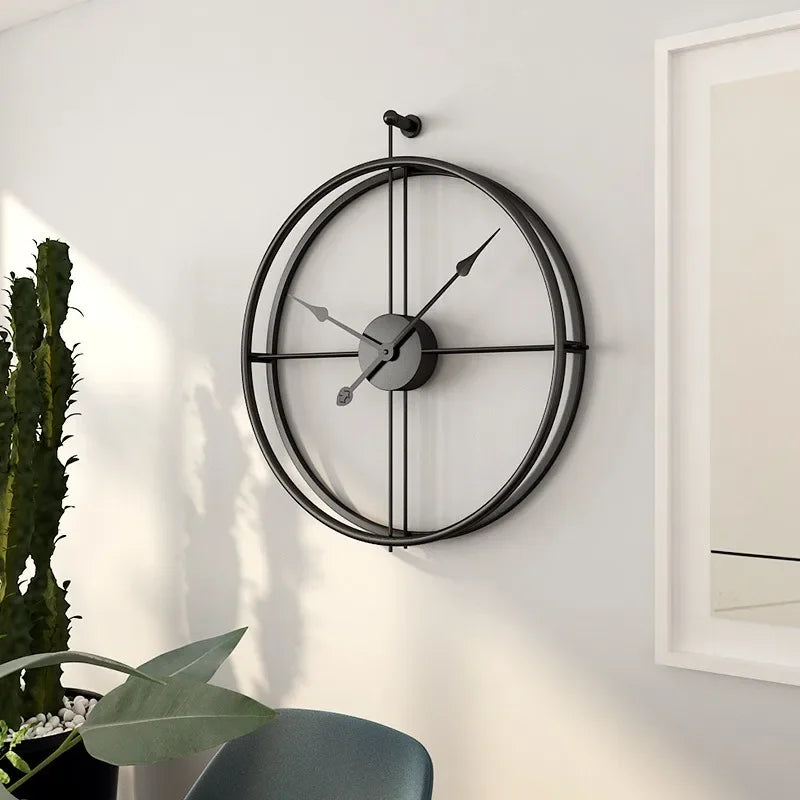 Vermilion | Stille Muurklok voor Moderne Interieurs