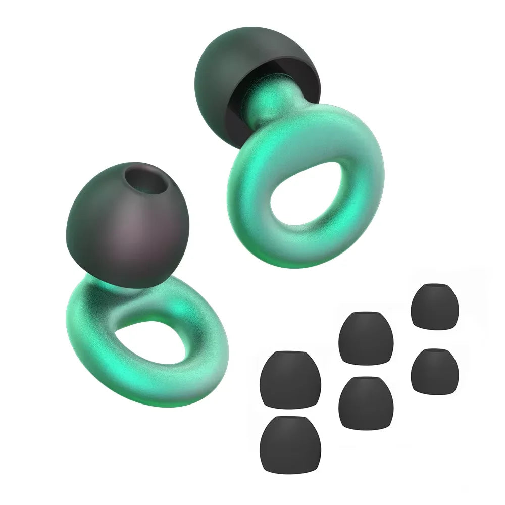 ZenSilence™ | Siliconen Oordopjes voor Slaap, Werk & Zwemmen (4 maten)