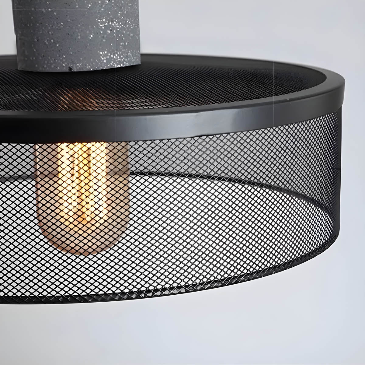 FERROX Hanglamp – Beton & IJzer in Industrieel Design – LED met E27 Fitting