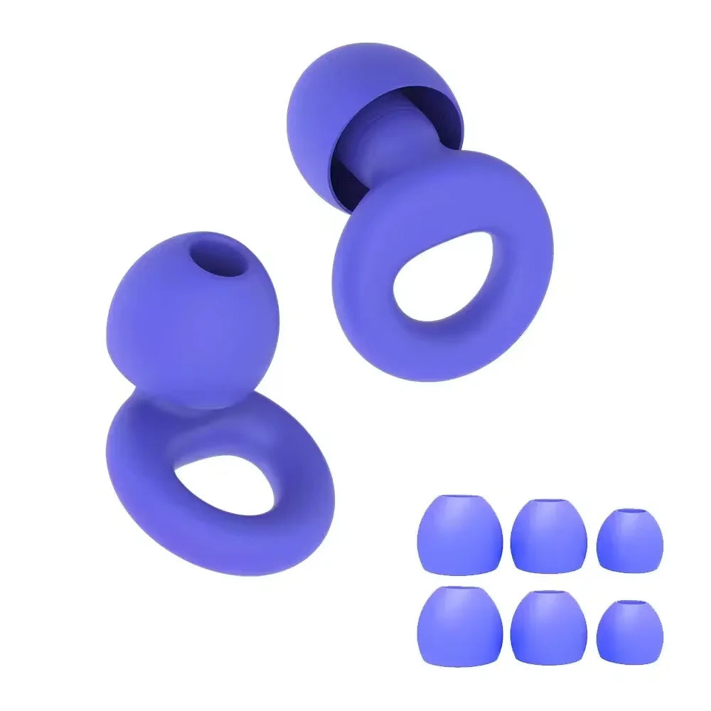 ZenSilence™ | Siliconen Oordopjes voor Slaap, Werk & Zwemmen (4 maten)