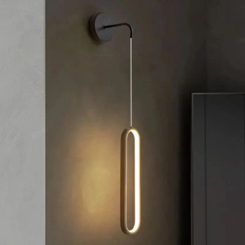 Stralende wandlamp