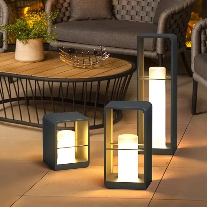 Terraslamp op zonne-energie