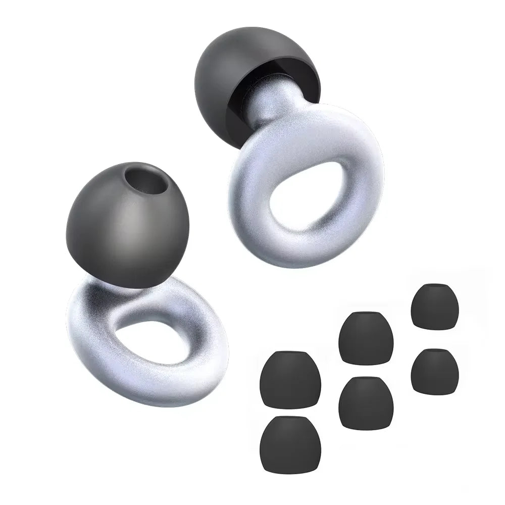 ZenSilence™ | Siliconen Oordopjes voor Slaap, Werk & Zwemmen (4 maten)