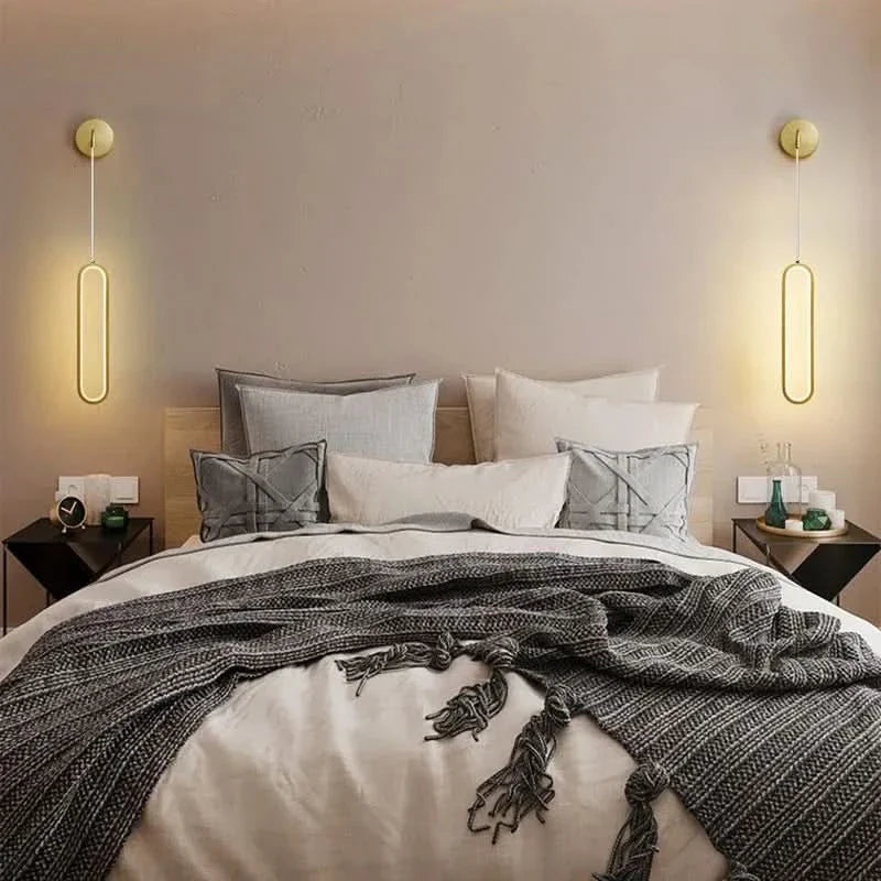 Stralende wandlamp