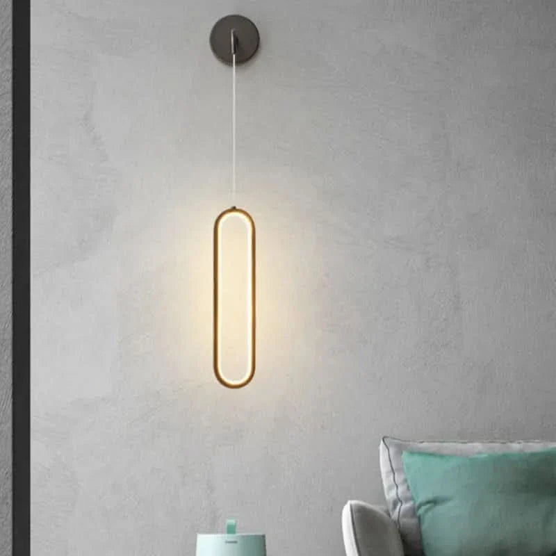 Stralende wandlamp